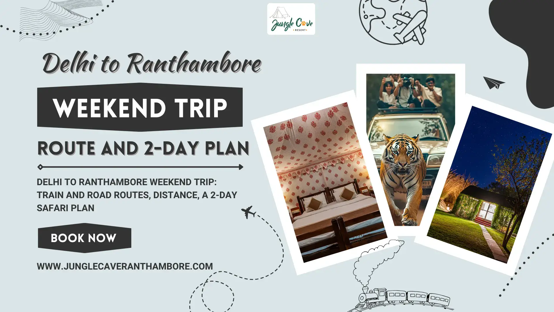 Delhi to Ranthambore Weekend Trip: Route, Trains and 2-Day Plan Delhi to Ranthambore Weekend Trip: Route, Trains and 2-Day Plan