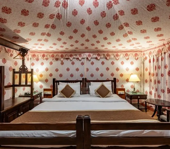 Ac Swiss Tent at Jungle Cave Resort Ranthambore