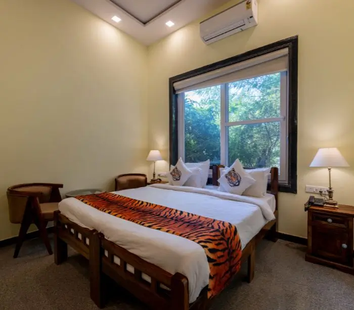 Deluxe room at Jungle Cave Resort Ranthambore